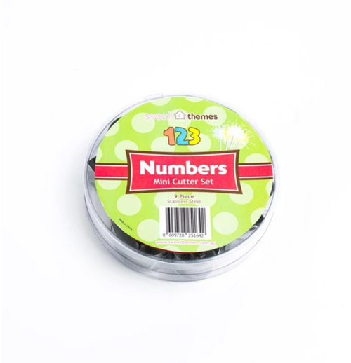 Number cutter set of 9 - SugarTime- SugarTime Cake ...
