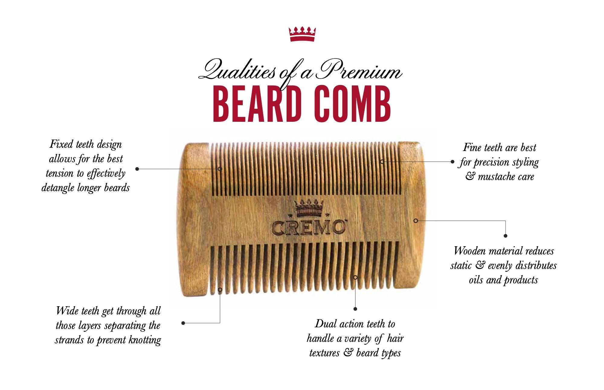 Beard Comb features and qualities