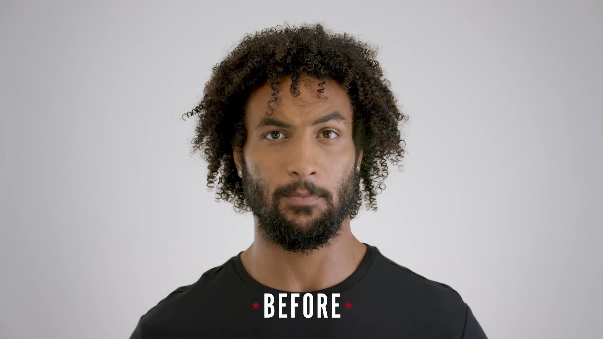 before trimming your beard