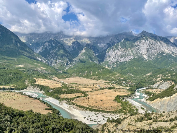 Vjosa River in Albania