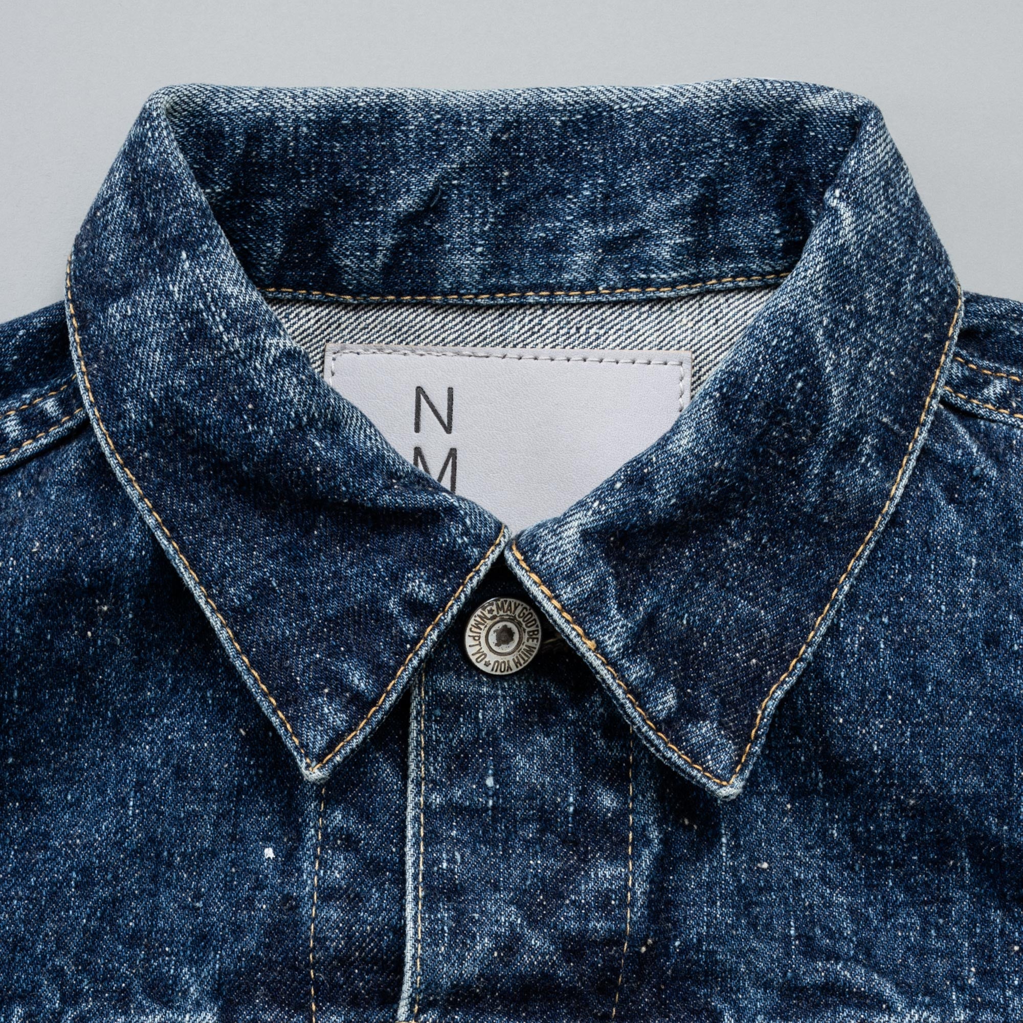 色移り有り New Manual #001 T-BACK DENIM JACKET デニム | www