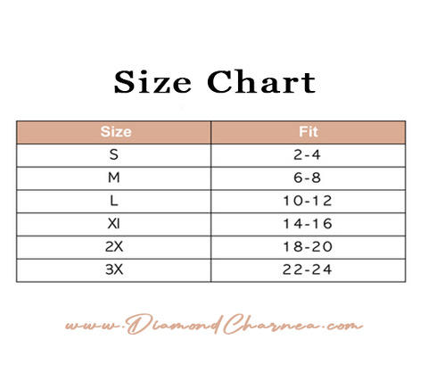 Size Chart – Diamond Charnea