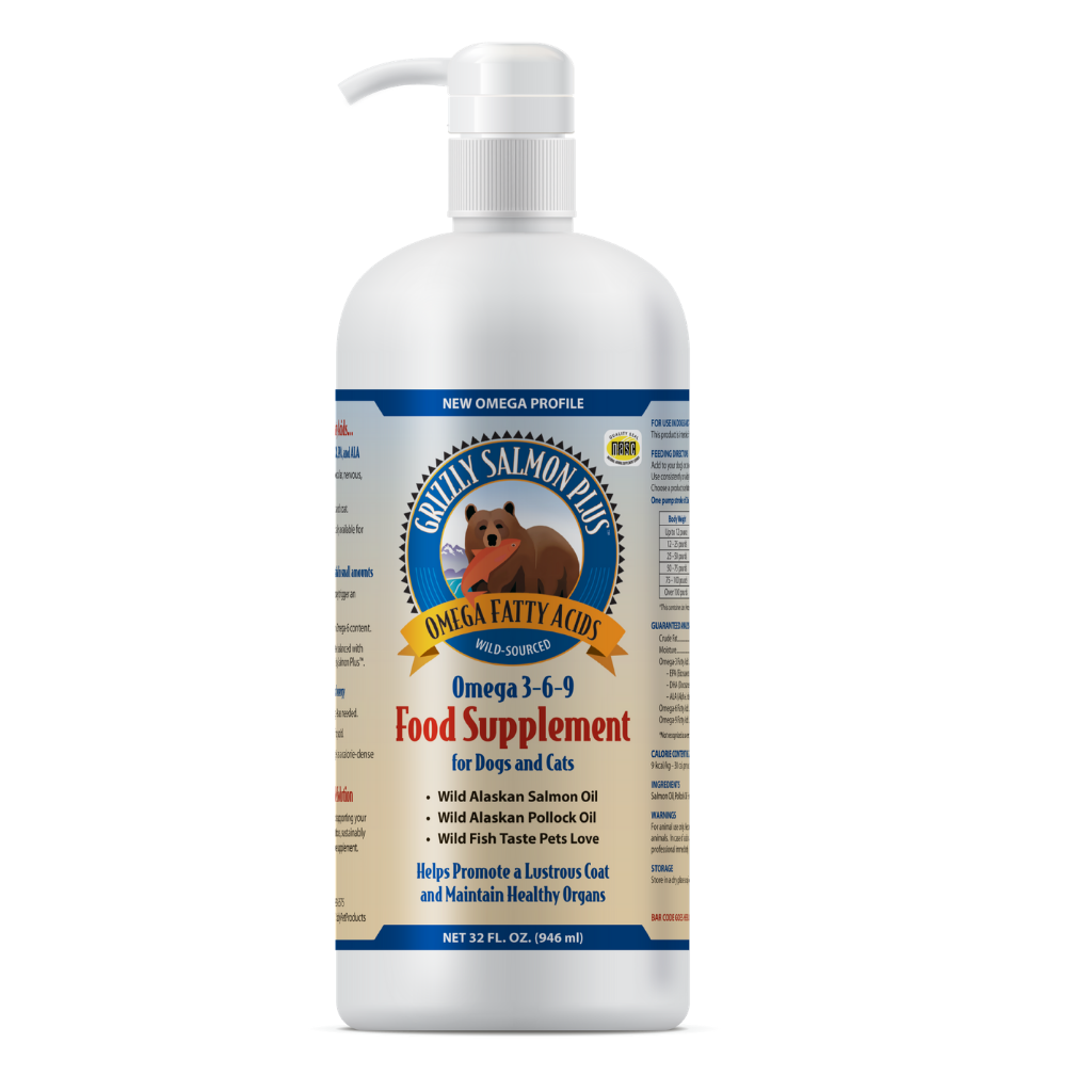 Grizzly Salmon Oil Plus 32 oz.