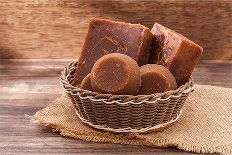 Different block forms of jaggery