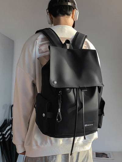 Mini Twist Lock Geometric Pattern Flap Square Shoulder Bag
