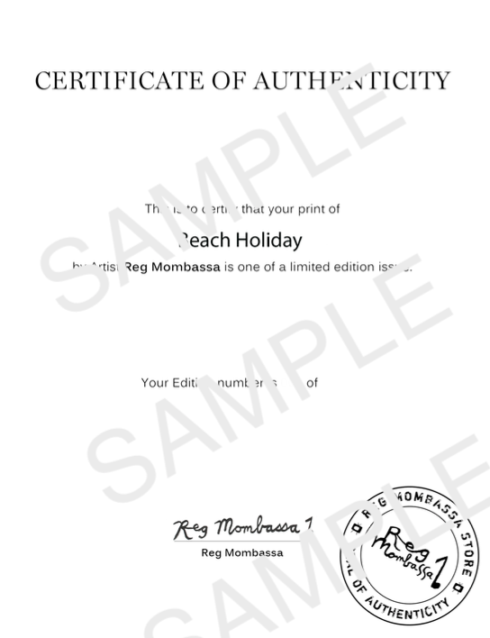 Certificate of Authenticity