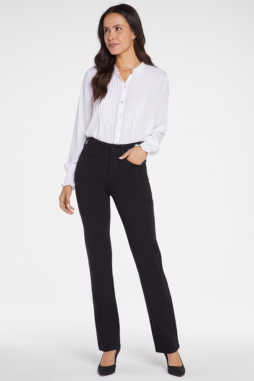 Marilyn Straight Broek Sculpt-Her™ Collectie | Black afbeelding