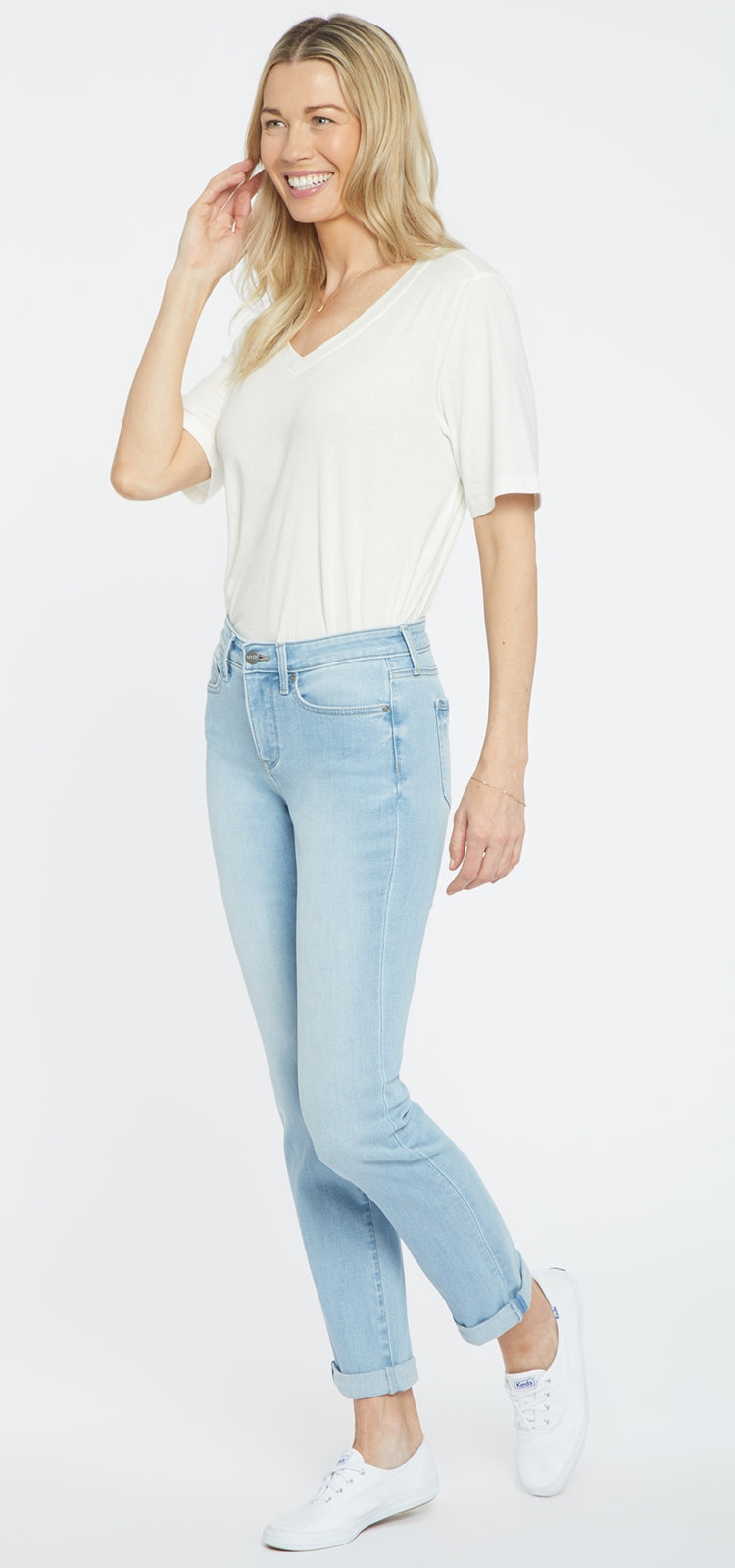 Sheri Slim Ankle Jeans Lichtblauw Premium Denim | Northstar