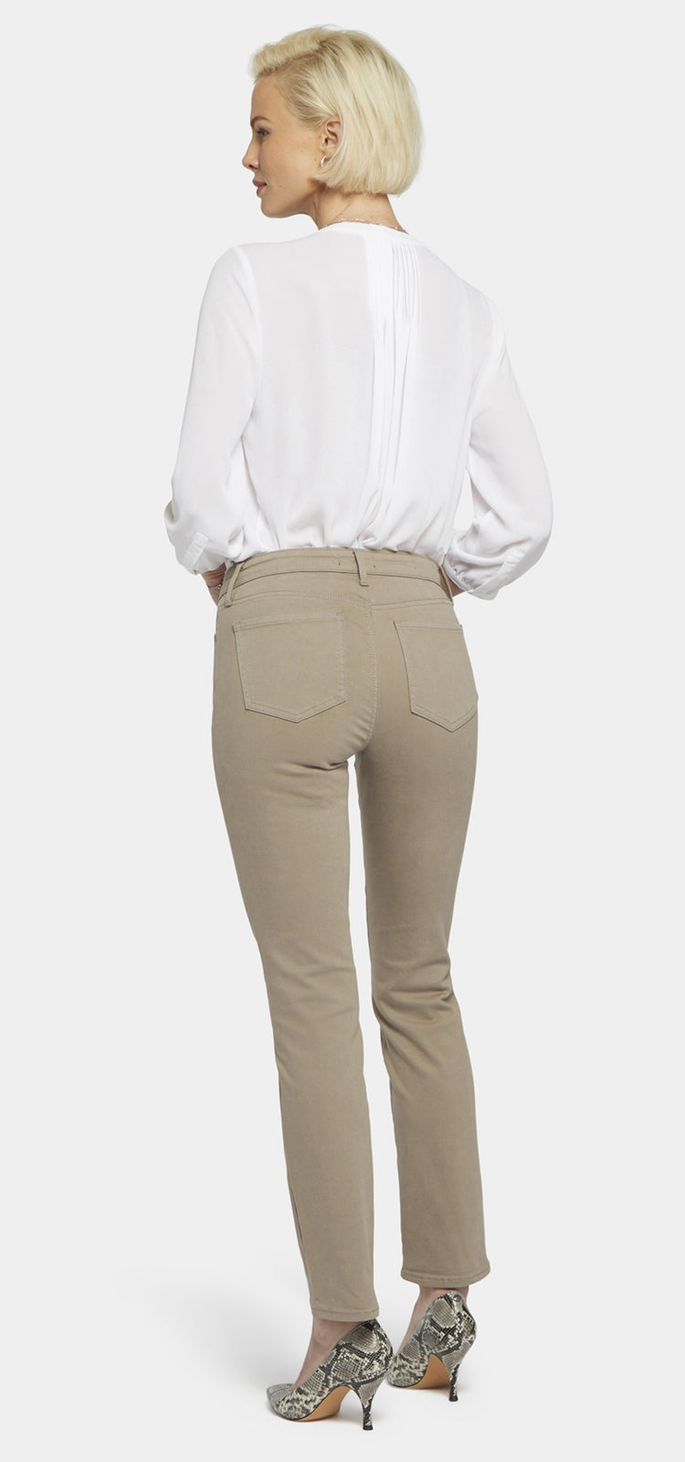 Sheri Slim Jeans Taupe Premium Denim | Saddlewood