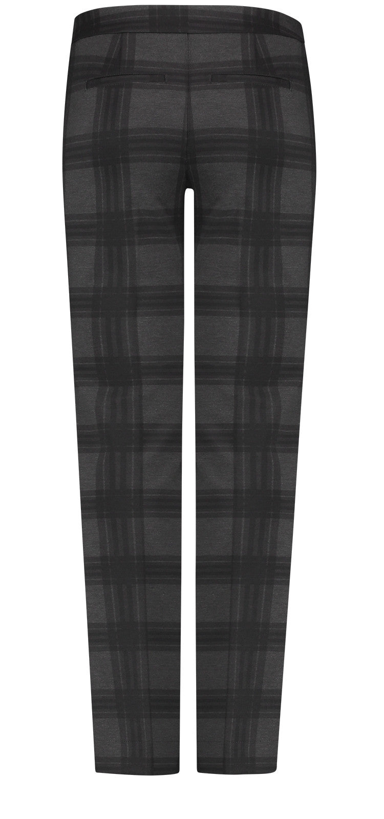 Slim Trouser Geruit Jersey | Piedmont Plaid