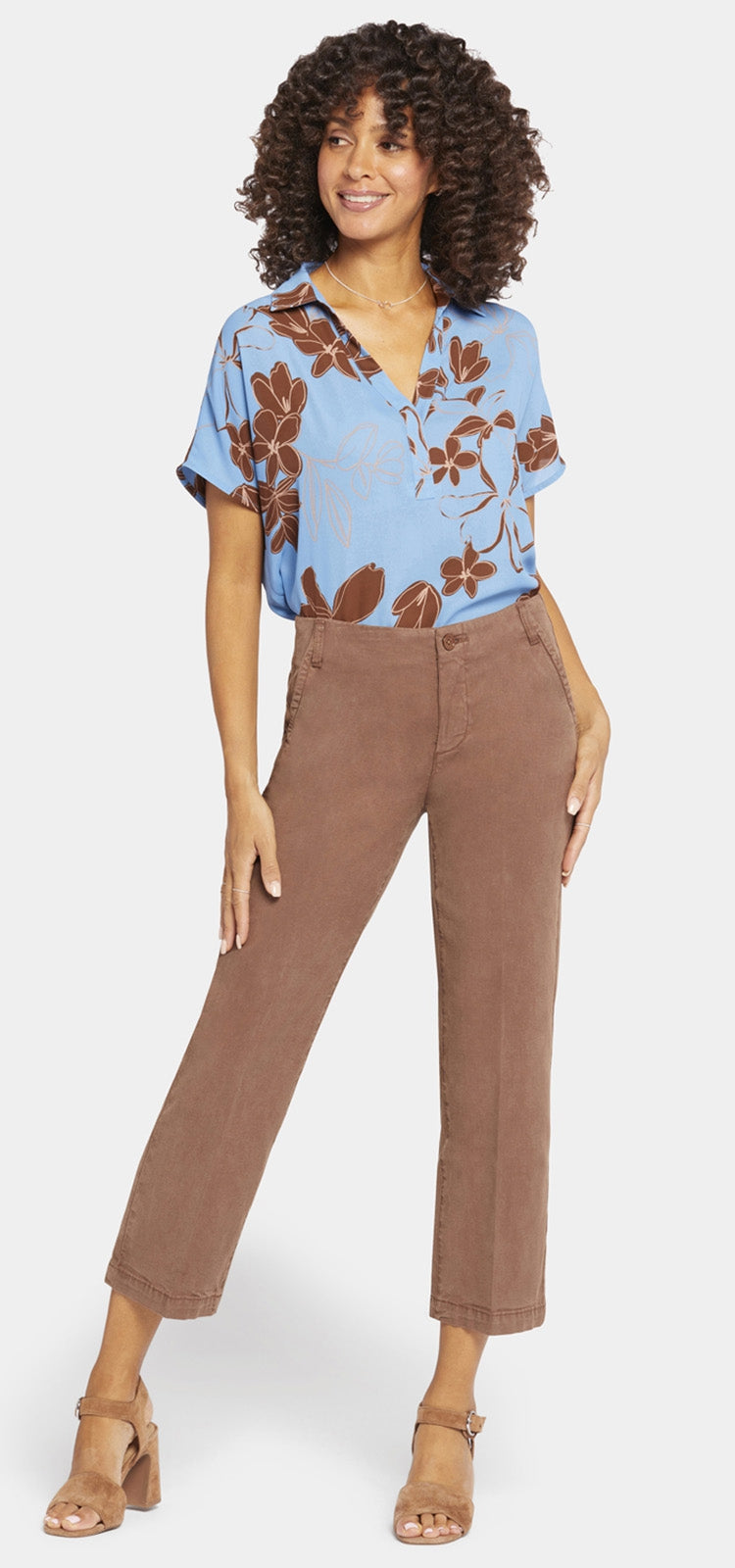 Marilyn Ankle Trouser Bruin | Mocha