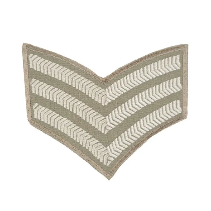 Genuine 3 Bar Chevrons Sergeant (Sgt) Service Stripe British Army Badge ...