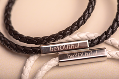 Double Wrap Bracelet ‘beYOUtiful’ (White)