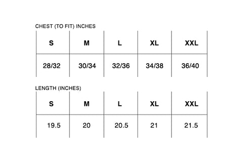 Wofte Shorts Size Guide