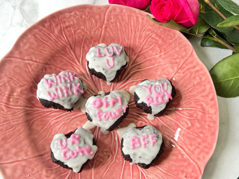 Sweetheart Brownies - Vegan Gluten-Free, allergy-friendly, sustainable, upcycled