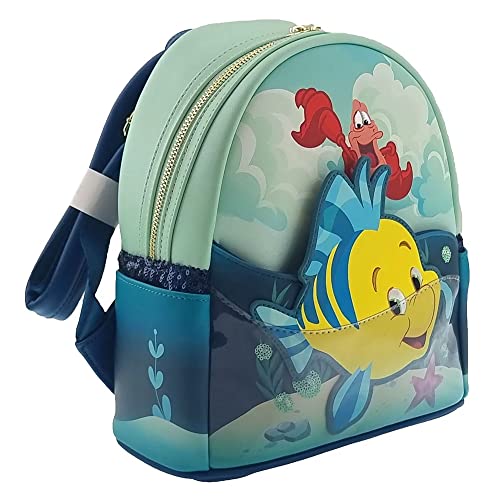 Loungefly Mini mochila de Disney, Disney Princess Stories Series Pixar  Mérida, Brave, Varios colores, Mini mochila