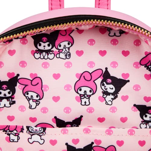  Customer reviews: Loungefly Sanrio Hello Kitty Pumpkin Spice  Adult Womens Convertible Mini Backpack Purse