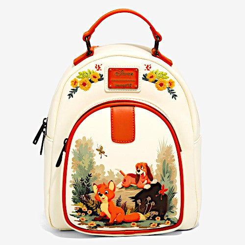 EXCLUSIVE RESTOCK: Loungefly Disney The Fox and the Hound Floral Mini Backpack - 1/26/23