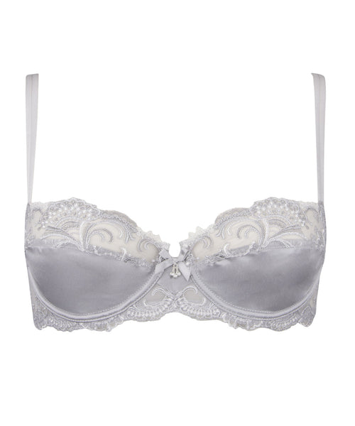 Buy Lise Charmel Soie Virtuose Embellished Lace Underwired Contour Bra B -  Ivory At 50% Off
