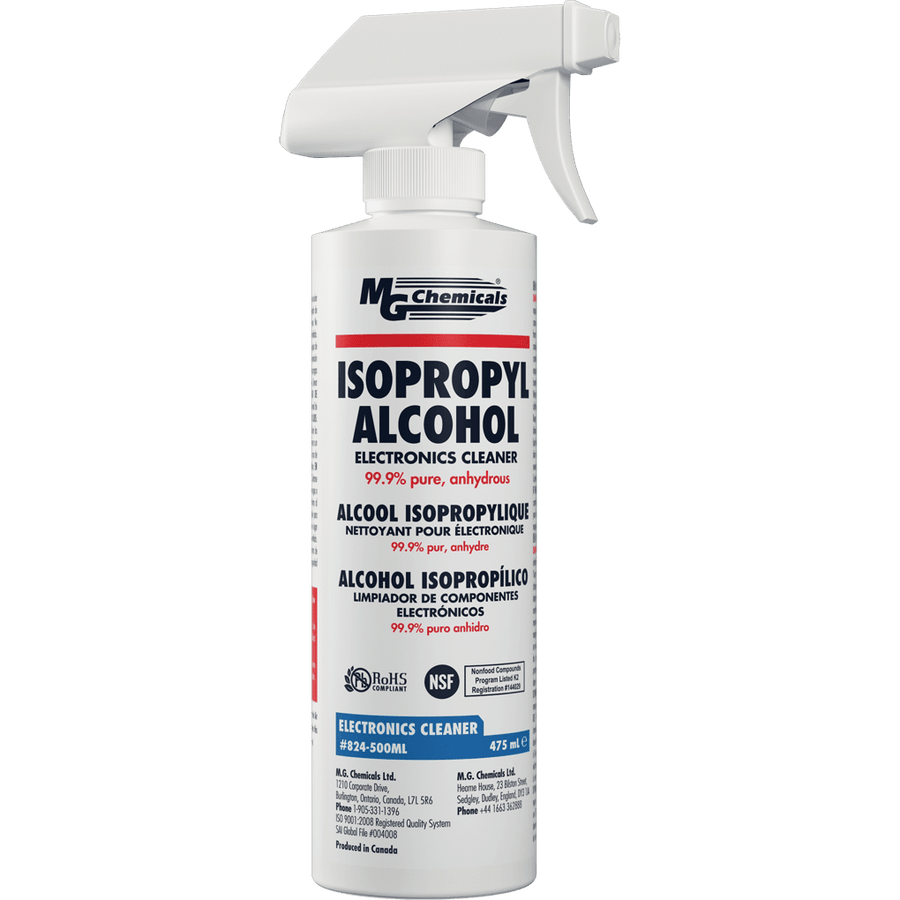 MG Chemcials 8241-475ML, Isopropyl Alcohol 70/30, Trigger Spray Bottle –  MTESolutions