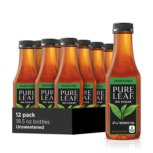 Pure Leaf Iced Tea, Sweetened Variety Pack, 18.5 fl oz. bottles (12 Pa –  Pete's Grocery & Gourmet