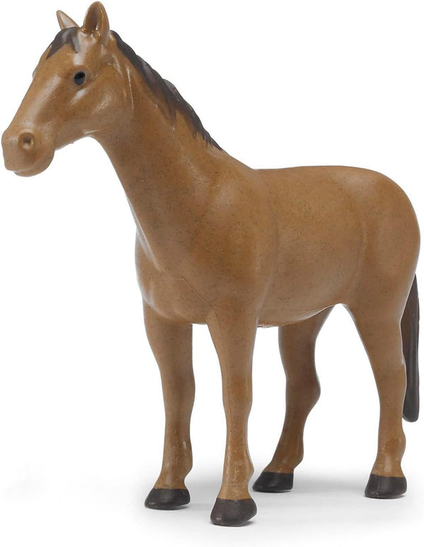 PLAYMOBIL (T3122) FARM & EQUESTRIAN CENTER - Dark Brown Pony with Saddle