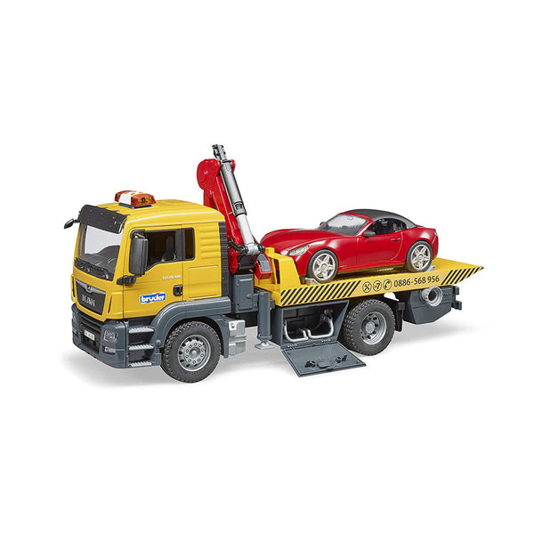 bruder 02750 - MAN TGA Camion de dépannage avec 4x4, camion de dépannage,  véhicule, camion : : Jeux et Jouets