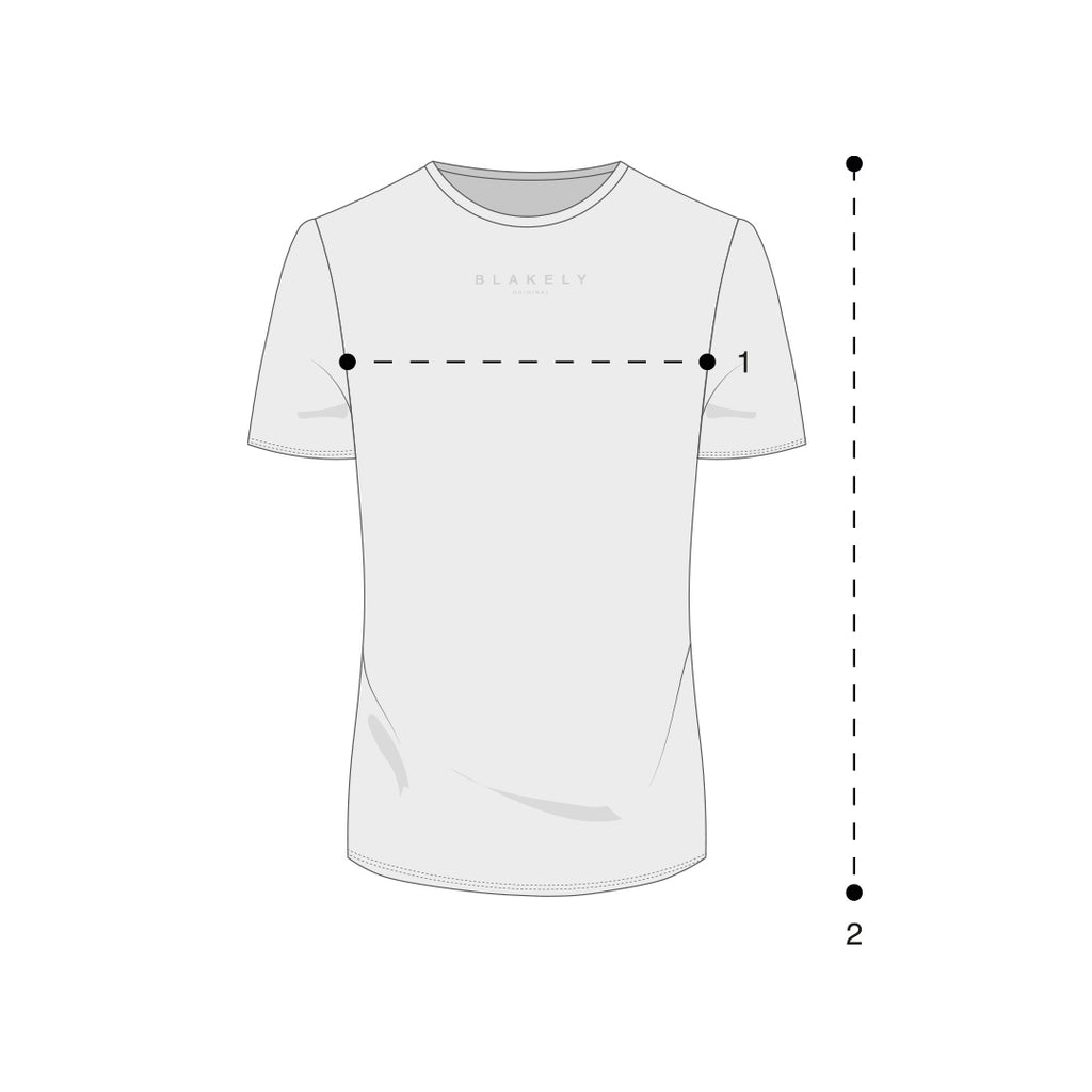 Size Guide - T-Shirts – Blakely Clothing US
