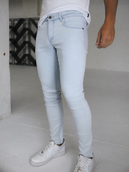 Blakely Clothing Vol. 7 Mens Pale Blue Skinny Jeans