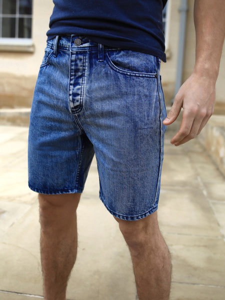 Blakely Clothing Denim Mens Dark Blue Shorts