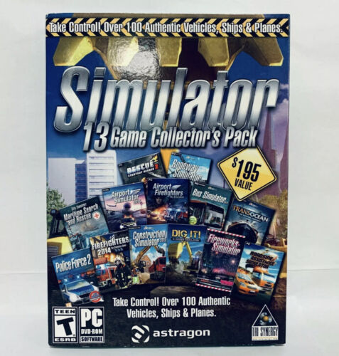 World of Simulators Farm Drive & Rescue 22 Games PC DVD ROM