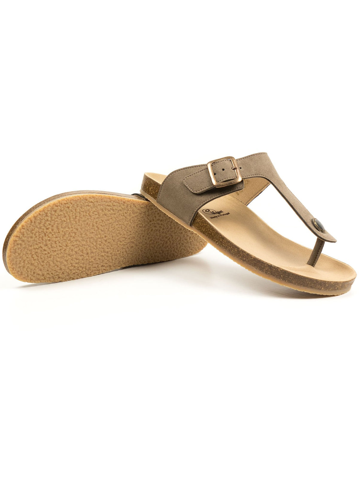 Vegan Men's Toe Peg Footbed Sandals | Will's Vegan Store