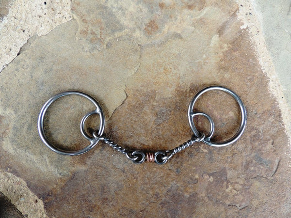 Dutton Copper Inlay Heavy Ring Snaffle Bit | Riding Warehouse