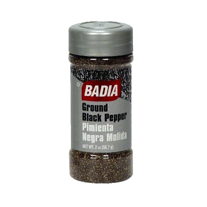 PIMIENTA NEGRA MOLIDA BADIA FRASCO 56.700 GR.