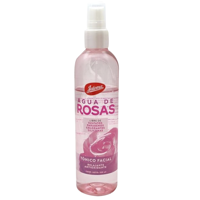 TONICO FACIAL JALOMA AGUA DE ROSAS RELAJANTE ANTIOXIDANTE 250 ML.