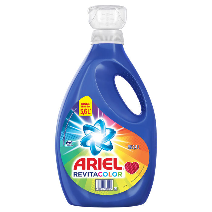 Detergente Líquido Ariel Revitacolor 800ml - Olímpica