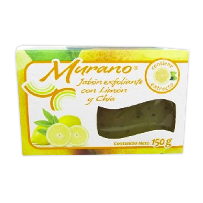 Jabon Murano Exfoliante Con LimÓn Y Chia 150 Gr 7270