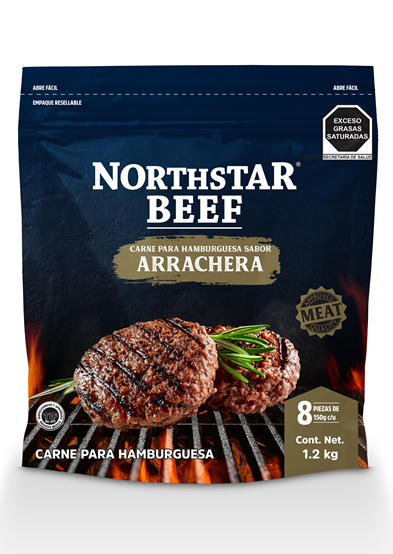 NORTHSTAR BEEF CARNE PARA HAMBURGUESA ARRACHERA  kg  KG.