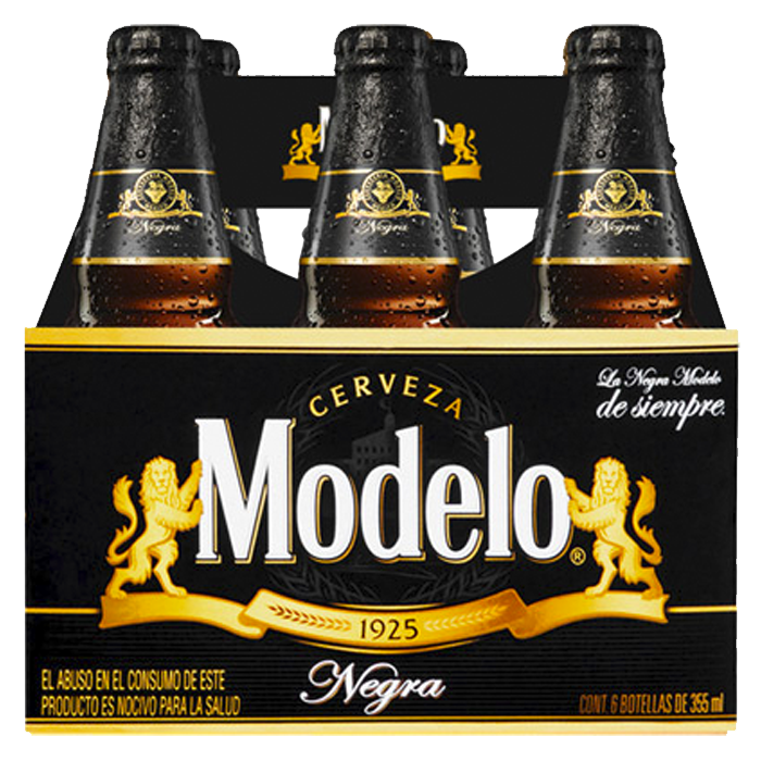 CERVEZA NEGRA MODELO ESPECIAL 6PACK VIDRIO DE 355MLS 1 PAQ.