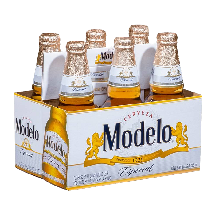 CERVEZA MODELO ESPECIAL 6PACK BOTELLA 1 PAQ.