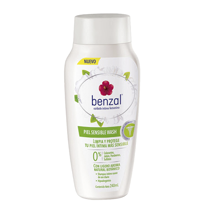 Shampoo Intimo Benzal Wash Piel Sensible 240 Ml 0194