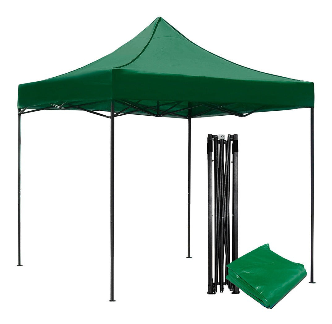 CARPA TOLDO 3X3 REFORZADO PLEGABLE IMPERMEABLE RETRACTIL 1 PZA.