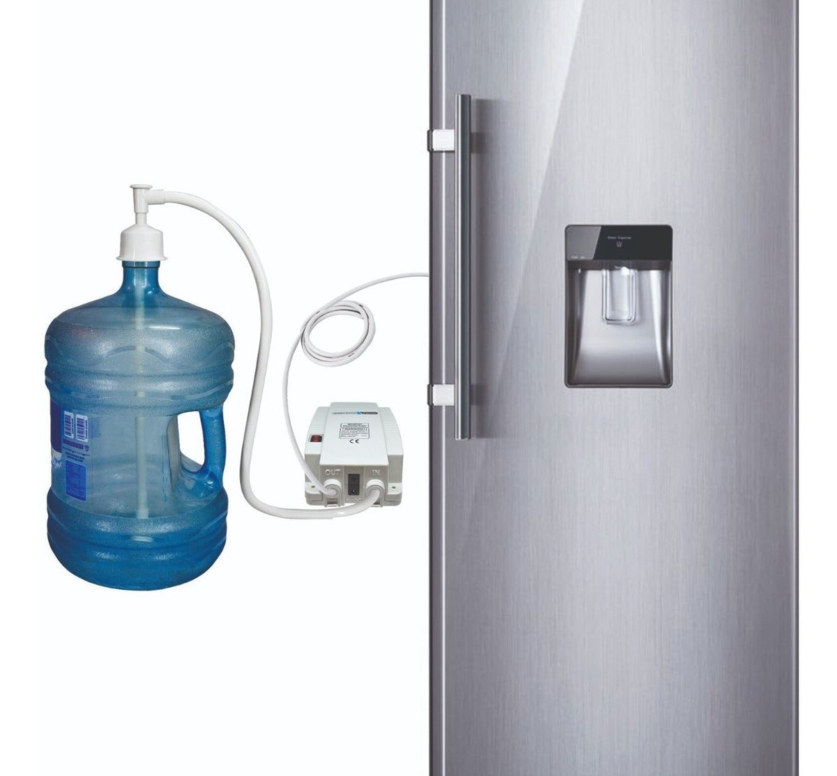  Botella dispensadora de agua para refrigerador de 1.1