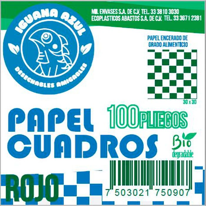 Papel Encerado Grado Alimenticio 30x30 Con Tu Logo Una Tinta