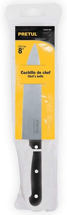 cuchillo chef mango antiderrapante 10 pulgadas huitzitzilli