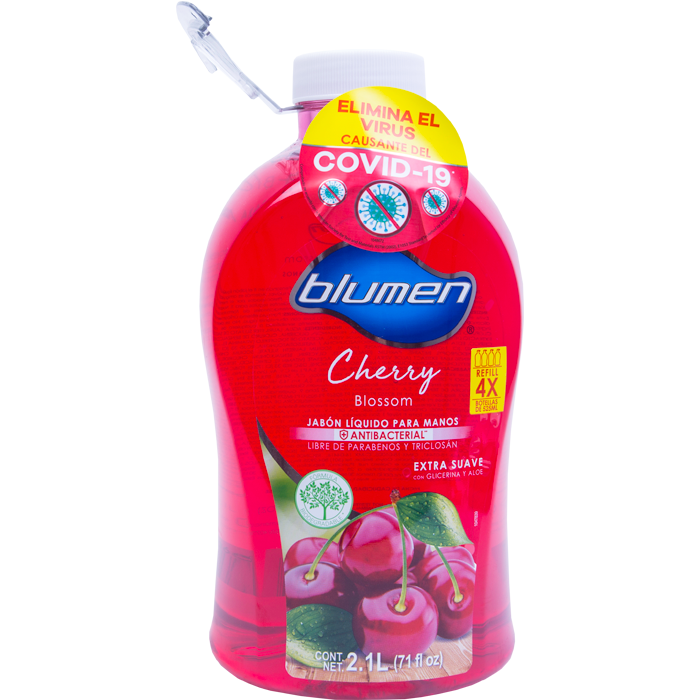 JABON LIQUIDO BLUMEN ANTIBACTERIAL CHERRY BLOSSOM 2.100 LT.