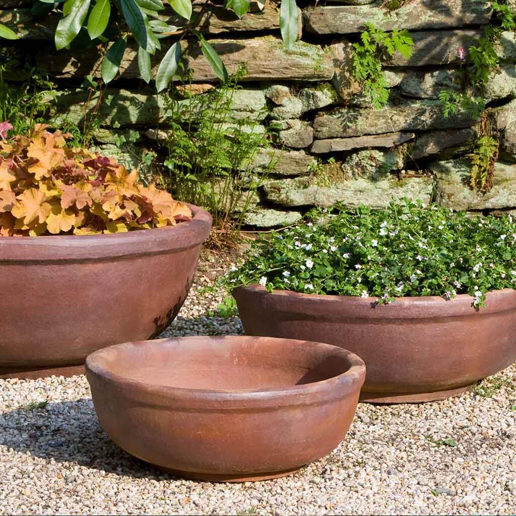 Tron Cao Clay Earthenware Large Plant Pots