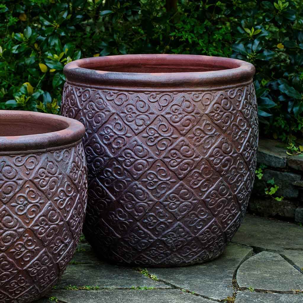 Tron Cao Clay Earthenware Large Plant Pots