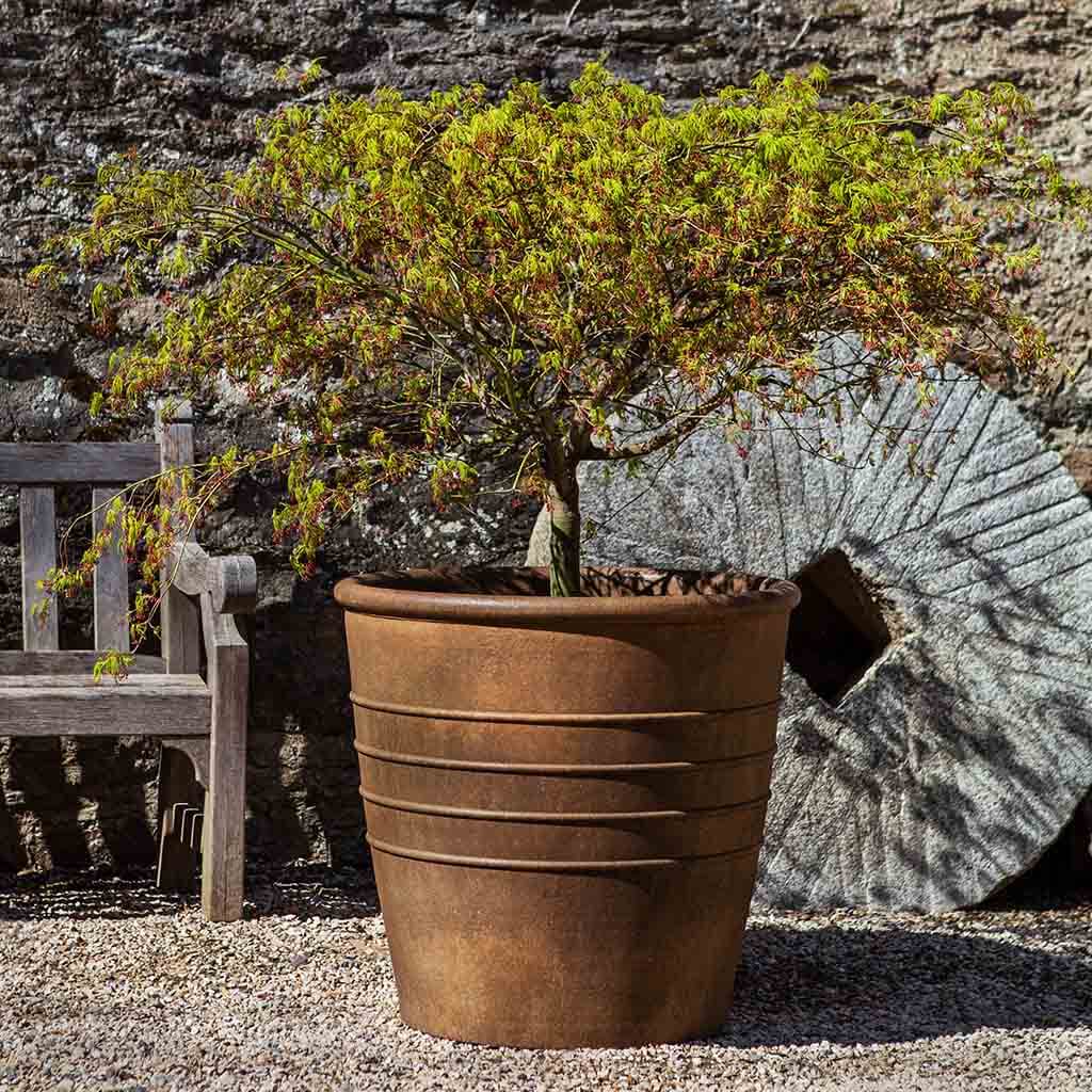 Campania International Urbino Planter, XLG, Aged Limestone