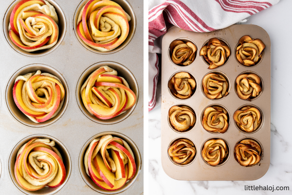 Bake Apple Puff Pastry Roses